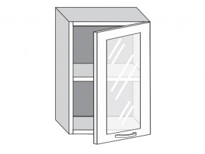 1.50.3 Шкаф настенный (h=720) на 500мм с 1-ой стекл. дверцей в Кыштыме - kyshtym.mebel74.com | фото