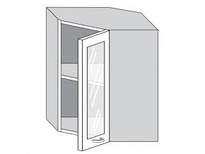 1.60.3у Шкаф настенный (h=720) угловой на 600мм со стекл. дверцей в Кыштыме - kyshtym.mebel74.com | фото