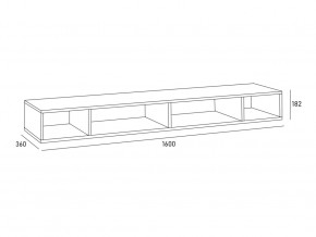 Антресоль MODUL 1600 в Кыштыме - kyshtym.mebel74.com | фото 2