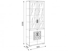 Библиотека М15 Тиффани в Кыштыме - kyshtym.mebel74.com | фото 2