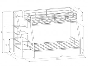 Двухъярусная кровать Толедо 1 Коричневый-Венге в Кыштыме - kyshtym.mebel74.com | фото 2