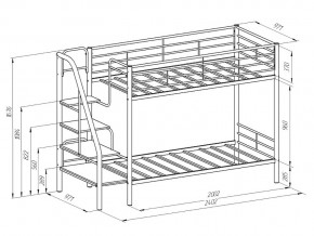 Двухъярусная кровать Толедо П Коричневый-Венге в Кыштыме - kyshtym.mebel74.com | фото 2