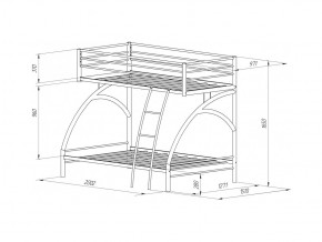 Двухъярусная кровать Виньола-2 Я белый в Кыштыме - kyshtym.mebel74.com | фото 2