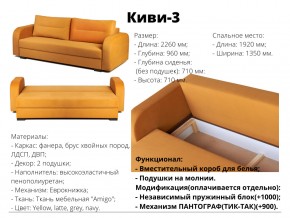 Диван Киви-3 ВМ в Кыштыме - kyshtym.mebel74.com | фото 2