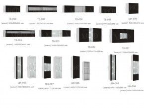 Гостиная Флорис Черный глянец в Кыштыме - kyshtym.mebel74.com | фото 4