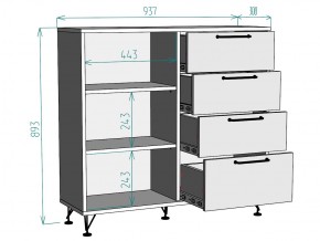 Комод Лофт K100 в Кыштыме - kyshtym.mebel74.com | фото 3