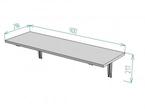 Консоль складная T85 ширина 900 в Кыштыме - kyshtym.mebel74.com | фото 2