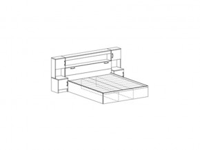 КР 552 кровать с прикроватный блоком в Кыштыме - kyshtym.mebel74.com | фото