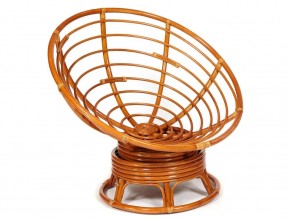 Кресло-качалка Papasan w 23/01 B с подушкой Cognac, экошерсть Коричневый в Кыштыме - kyshtym.mebel74.com | фото 4