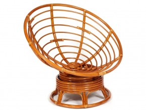 Кресло-качалка Papasan w 23/01 B с подушкой Cognac, флок Олива в Кыштыме - kyshtym.mebel74.com | фото 4