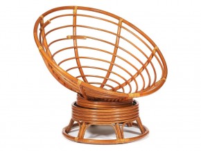 Кресло-качалка Papasan w 23/01 B с подушкой Cognac, ткань Коричневый в Кыштыме - kyshtym.mebel74.com | фото 2