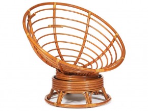 Кресло-качалка Papasan w 23/01 B с подушкой Cognac, ткань Оранжевый в Кыштыме - kyshtym.mebel74.com | фото 2