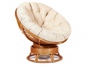 Кресло-качалка Papasan w 23/01 B с подушкой Cognac, ткань Старт в Кыштыме - kyshtym.mebel74.com | фото