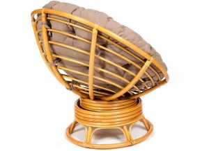 Кресло-качалка Papasan w 23/01 B с подушкой Honey, экошерсть Коричневый в Кыштыме - kyshtym.mebel74.com | фото 2