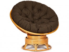 Кресло-качалка Papasan w 23/01 B с подушкой Honey, ткань Коричневый в Кыштыме - kyshtym.mebel74.com | фото