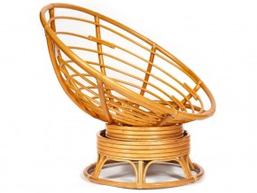 Кресло-качалка Papasan w 23/01 B с подушкой Honey, ткань Коричневый в Кыштыме - kyshtym.mebel74.com | фото 2