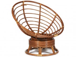 Кресло-качалка Papasan w 23/01 B с подушкой Pecan, ткань Коричневый в Кыштыме - kyshtym.mebel74.com | фото 4