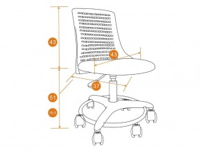 Кресло компьютерное Kiddy бирюзовый в Кыштыме - kyshtym.mebel74.com | фото 5