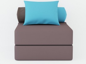 Кресло-кровать Коста Dimrose azure chocolate в Кыштыме - kyshtym.mebel74.com | фото 3