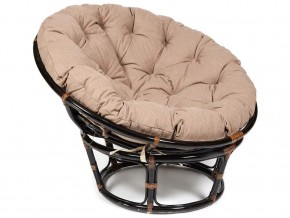 Кресло Papasan 23/01 W с подушкой Antique brown, экошерсть Коричневый в Кыштыме - kyshtym.mebel74.com | фото