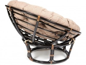 Кресло Papasan 23/01 W с подушкой Antique brown, экошерсть Коричневый в Кыштыме - kyshtym.mebel74.com | фото 2