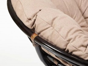 Кресло Papasan 23/01 W с подушкой Antique brown, экошерсть Коричневый в Кыштыме - kyshtym.mebel74.com | фото 4