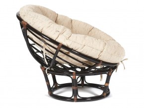 Кресло Papasan 23/01 W с подушкой Antique brown, ткань Старт в Кыштыме - kyshtym.mebel74.com | фото 3