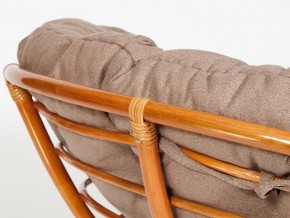 Кресло Papasan 23/01 W с подушкой Cognac, экошерсть Коричневый в Кыштыме - kyshtym.mebel74.com | фото 3