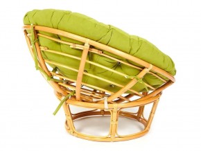 Кресло Papasan 23/01 W с подушкой Honey, флок Олива в Кыштыме - kyshtym.mebel74.com | фото 2