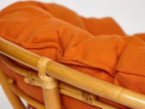 Кресло Papasan 23/01 W с подушкой Honey, ткань Оранжевый в Кыштыме - kyshtym.mebel74.com | фото 4