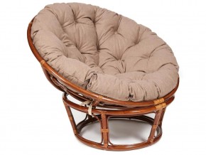 Кресло Papasan 23/01 W с подушкой Pecan, экошерсть Коричневый в Кыштыме - kyshtym.mebel74.com | фото