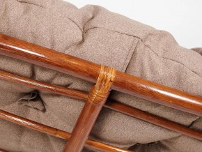 Кресло Papasan 23/01 W с подушкой Pecan, экошерсть Коричневый в Кыштыме - kyshtym.mebel74.com | фото 3