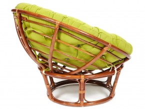 Кресло Papasan 23/01 W с подушкой Pecan, флок Олива в Кыштыме - kyshtym.mebel74.com | фото 3