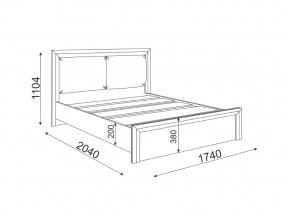 Кровать 1600 с мягкой частью Глэдис М31 в Кыштыме - kyshtym.mebel74.com | фото 2