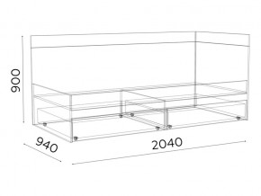 Кровать 900 Гринвич мод.1 в Кыштыме - kyshtym.mebel74.com | фото 3