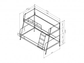 Кровать Дельта Лофт 20.02.04 в Кыштыме - kyshtym.mebel74.com | фото 2