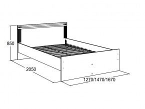 Кровать двойная Ольга 18 1400 в Кыштыме - kyshtym.mebel74.com | фото 2