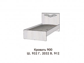 Кровать Диана 900 в Кыштыме - kyshtym.mebel74.com | фото 2