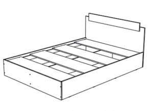 Кровать Эко 1200 ясень шимо в Кыштыме - kyshtym.mebel74.com | фото 2