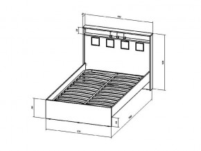 Кровать Коста-Рика 1200 в Кыштыме - kyshtym.mebel74.com | фото 2