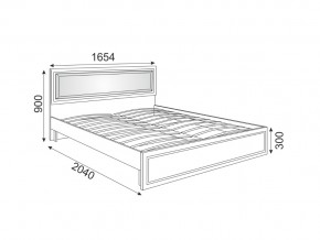 Кровать мягкая Беатрис модуль 10 Дуб млечный в Кыштыме - kyshtym.mebel74.com | фото 2