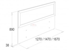 Кровать Ольга 14 1400 в Кыштыме - kyshtym.mebel74.com | фото 3