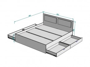 Кровать Ольга L36 ширина 1800 в Кыштыме - kyshtym.mebel74.com | фото 3