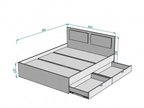 Кровать Ольга L39 ширина 1600 в Кыштыме - kyshtym.mebel74.com | фото 3