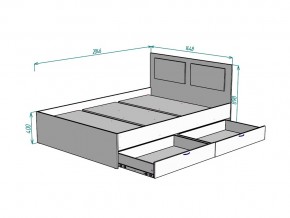 Кровать Ольга L41 ширина 1400 в Кыштыме - kyshtym.mebel74.com | фото 3