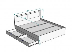 Кровать Ольга L44 ширина 1800 в Кыштыме - kyshtym.mebel74.com | фото 3