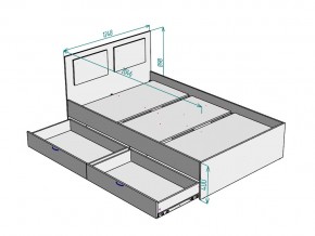 Кровать Ольга L46 ширина 1200 в Кыштыме - kyshtym.mebel74.com | фото 3