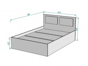 Кровать Ольга L50 ширина 1400 в Кыштыме - kyshtym.mebel74.com | фото 3