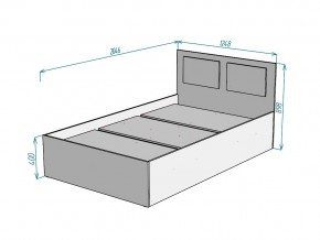 Кровать Ольга L52 ширина 1200 в Кыштыме - kyshtym.mebel74.com | фото 3