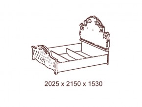 Кровать Рафаэлла 1800 с основанием в Кыштыме - kyshtym.mebel74.com | фото 2